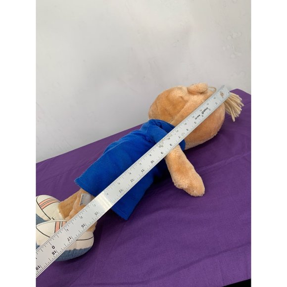 1983 CBS Toys Simon from Alvin and the Chipmunks 19” pull cord Parts plush non - Picture 12 of 13